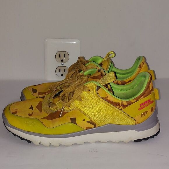 RAX Outdoor Yellow Geometric Print Sneakers Sz 5.5 main image 6